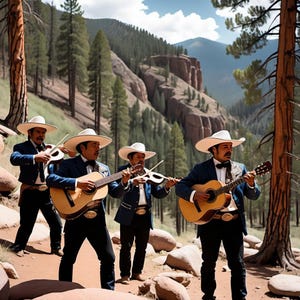 Mexican Mariachi Art Print - Traditional Music and Culture - Colorful Mexican State Decorations - Digital Download