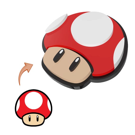 Custom 2D Image to 3D Model Conversion – STL_3MF Files for 3D Printing