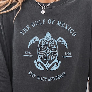 Comfort Colors Gulf of Mexico T-Shirt: Stay Salty Beach Tee