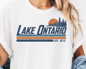 Lake Ontario Great Lakes Shirt Vintage Quiet Activism Tee Canada Comfort Colors T-shirt Subtle Anti Trump Shirt Canada Travel Sweatshirt