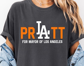 Comfort Colors® Pratt for Mayor Los Angeles 2026 Shirt Spencer Pratt Speidi Tee Political Parody Graphic T Shirt LA Election Fan Gift