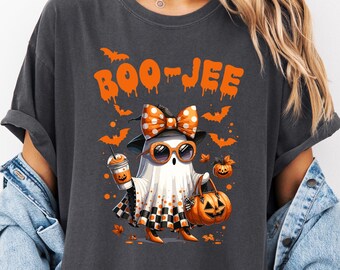 Comfort Colors® Halloween Shirt Boo jee Ghost Sweatshirt Cute Boo-Jee Shirt Boo jee Spooky Ghost Hoodie Spooky Season Pumpkin Shirt