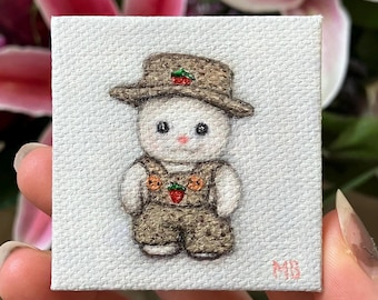 Pintura de picnic de animales