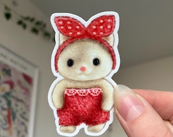 Chaton à pois