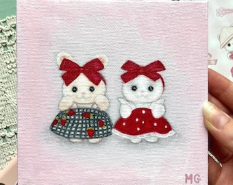 Peinture de jumeaux de bestiole