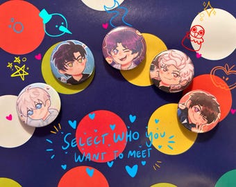 Love and Deepspace 32mm/1.25 in. LI Badges