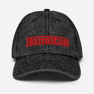 Casquette vintage pour papa Ferrari Formule 1 Lewis Hamilton | LH44 F1 Casquette de fan brodée sur la Formule 1