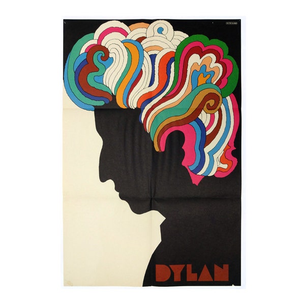 Milton Glaser "Dylan" poster, 1966. Original issue.