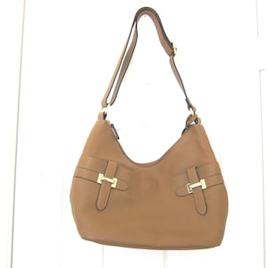 GIANI BERNINI Nappa smooth leather women Tan  Hobo Bag,New (Large)