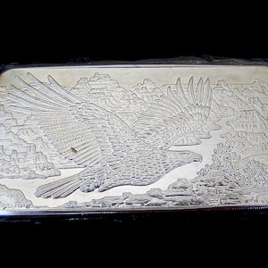 10 Troy Ounce of .999 Pure Silver Eagle Bar,Uncirculated sealed in See Thru Case