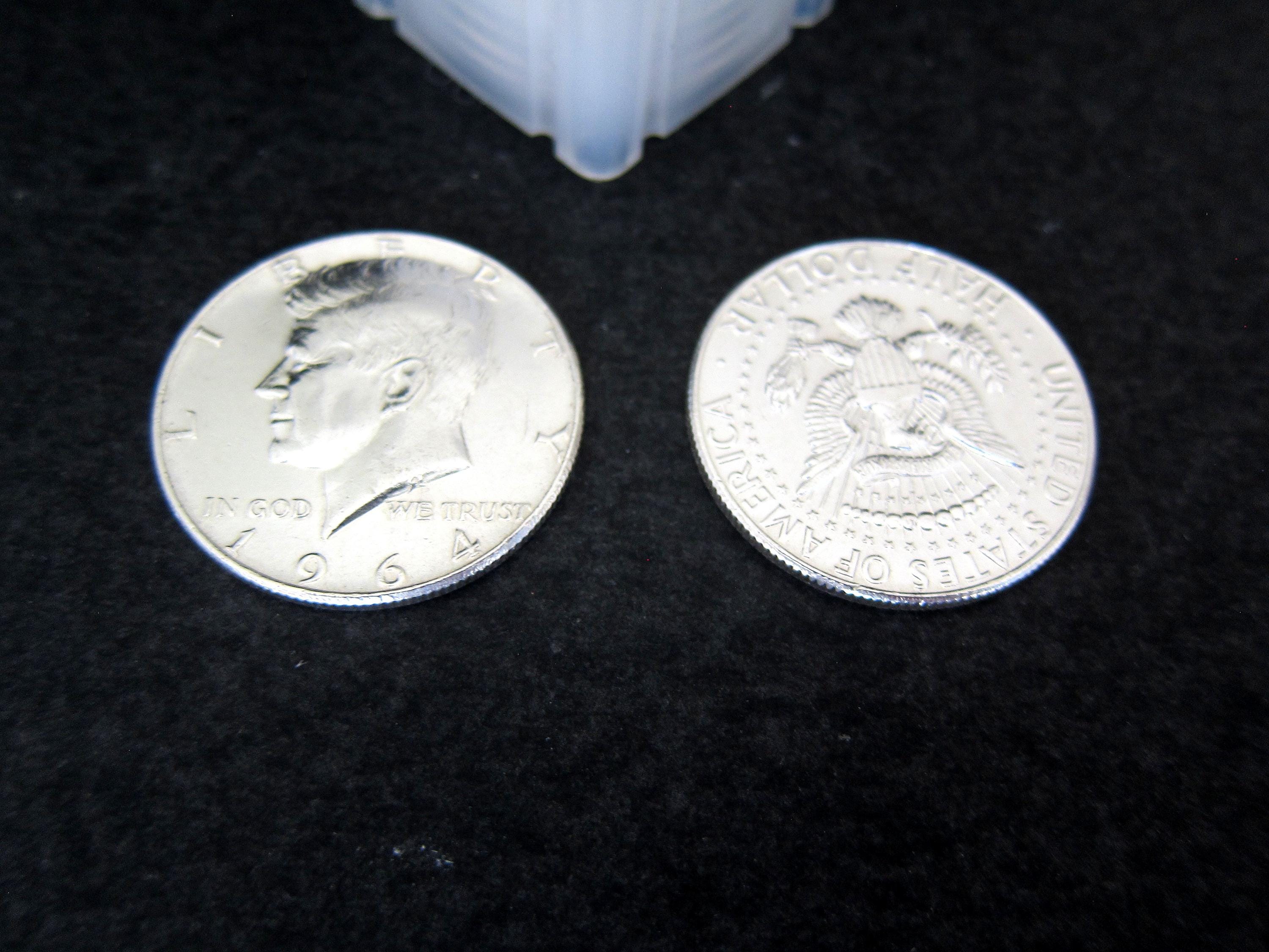 1964年ケネディ・ハーフダラー - 90%銀貨20枚ロール（BU） - Etsy 日本