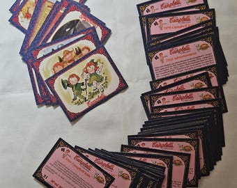 Complete Set of 72 Vintage (1990's) Campbell Kids Collectible Cards