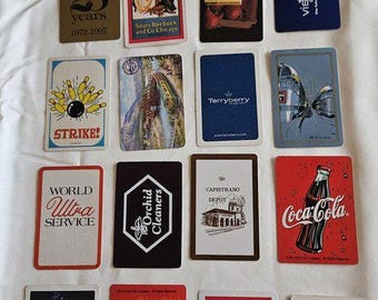 Set of 20 "Advertising" Themed Playing Cards