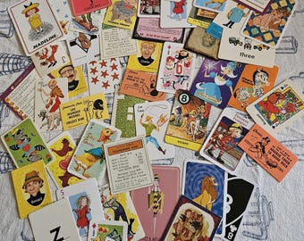 Set of 50 cards from Children's Games