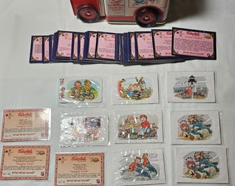 Vintage 1994 Campbell Kids Truck Tin with Collectible Cards