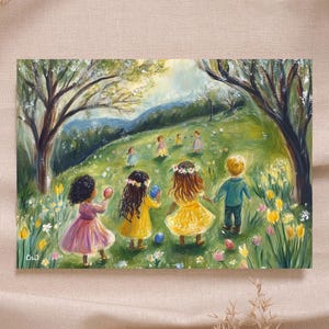 Ostereier Frühlingssaison Waldorf Poster Jahrestabelle Klassenzimmer Bildung sofortiger Download druckbare hohe Qualität Montessori Rudolf Steiner