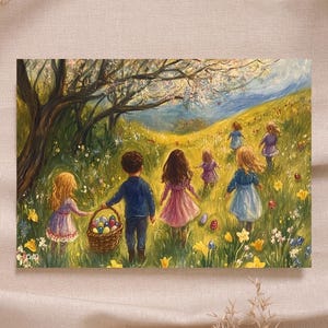 Ostereier Frühlingssaison Waldorf Poster Jahrestabelle Klassenzimmer Bildung sofortiger Download druckbare hohe Qualität Montessori Rudolf Steiner