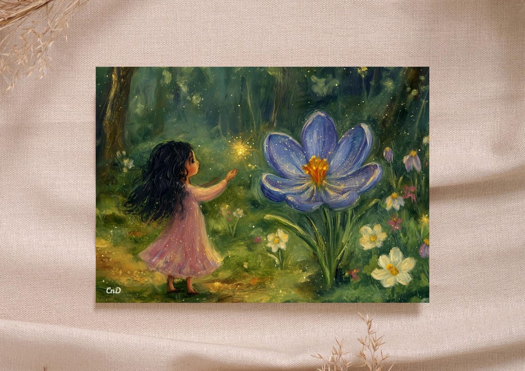 Waldorf Fairy Tale Gnome Elf Fairy Magical Forest Nursery Instant ...