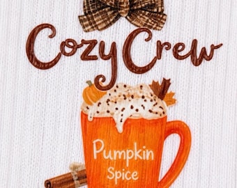 Gift for best friend, printed cozy socks, small friendship gift for girlfriend, cute socks with pumpkin spice motif