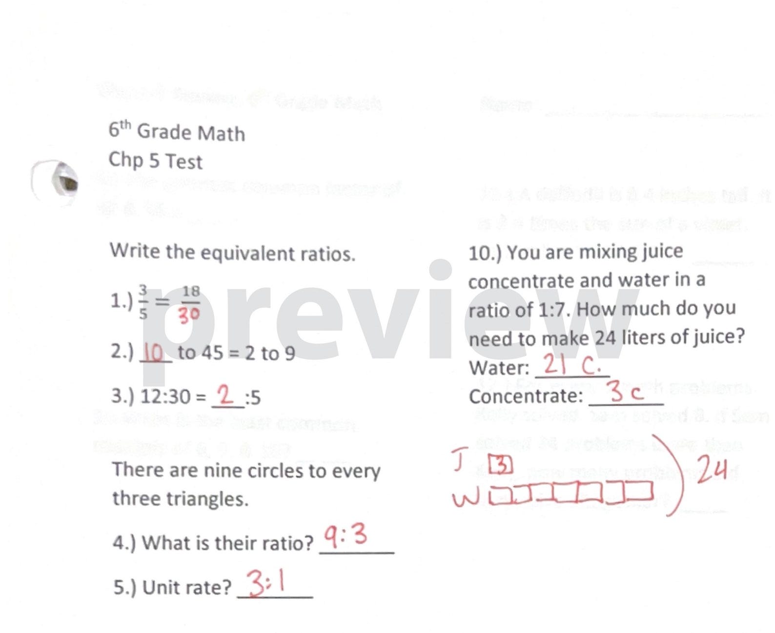 6a Math Project 6A Math Test Bundle: Chapter 1 - 7 Tests | 6th Grade Mathematics | 6th ...