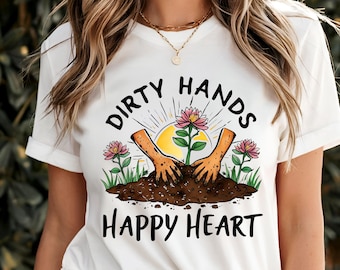 Gardener T-Shirt Hobby Apparel Soil Planting Gift for Garden Lover Present Gardening Shirt