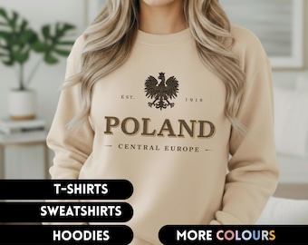 Poland Sweatshirt Shirt Polska Tshirt Gift Sweater Polish Souvenir Trip Jersey Tee Wesolych Swiat