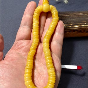 Handmade 108 Yak Bone Mala Beads: Tibetan Buddhist Prayer Beads