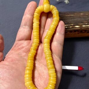 Handmade 108 Yak Bone Mala Beads: Tibetan Buddhist Prayer Beads