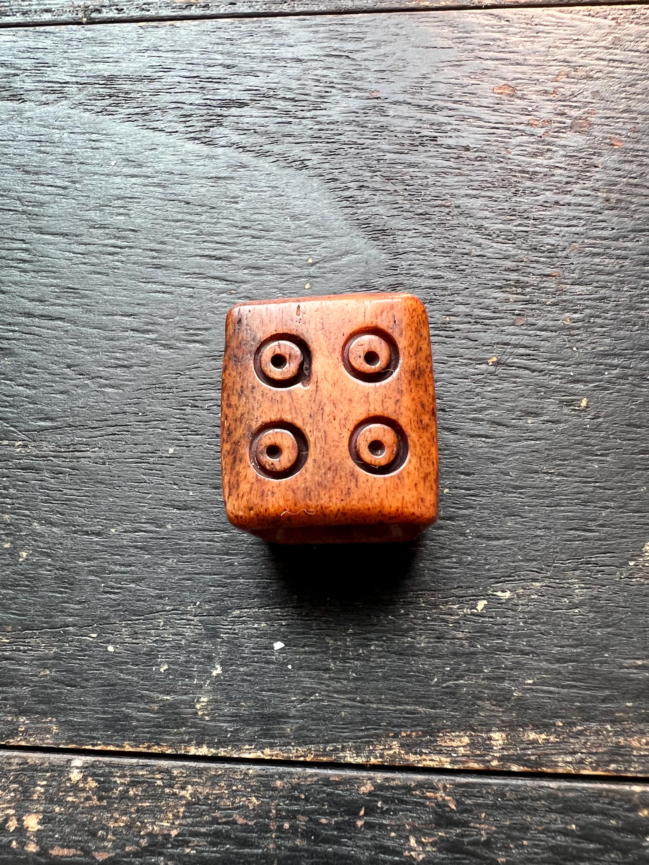 ヴィンテージ ヤク骨 サイコロ 数珠 カウンタービーズ | チベット仏教