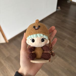 Virkmönster BTS/BT21 Suga Amigurumi | Kpop amigurumi