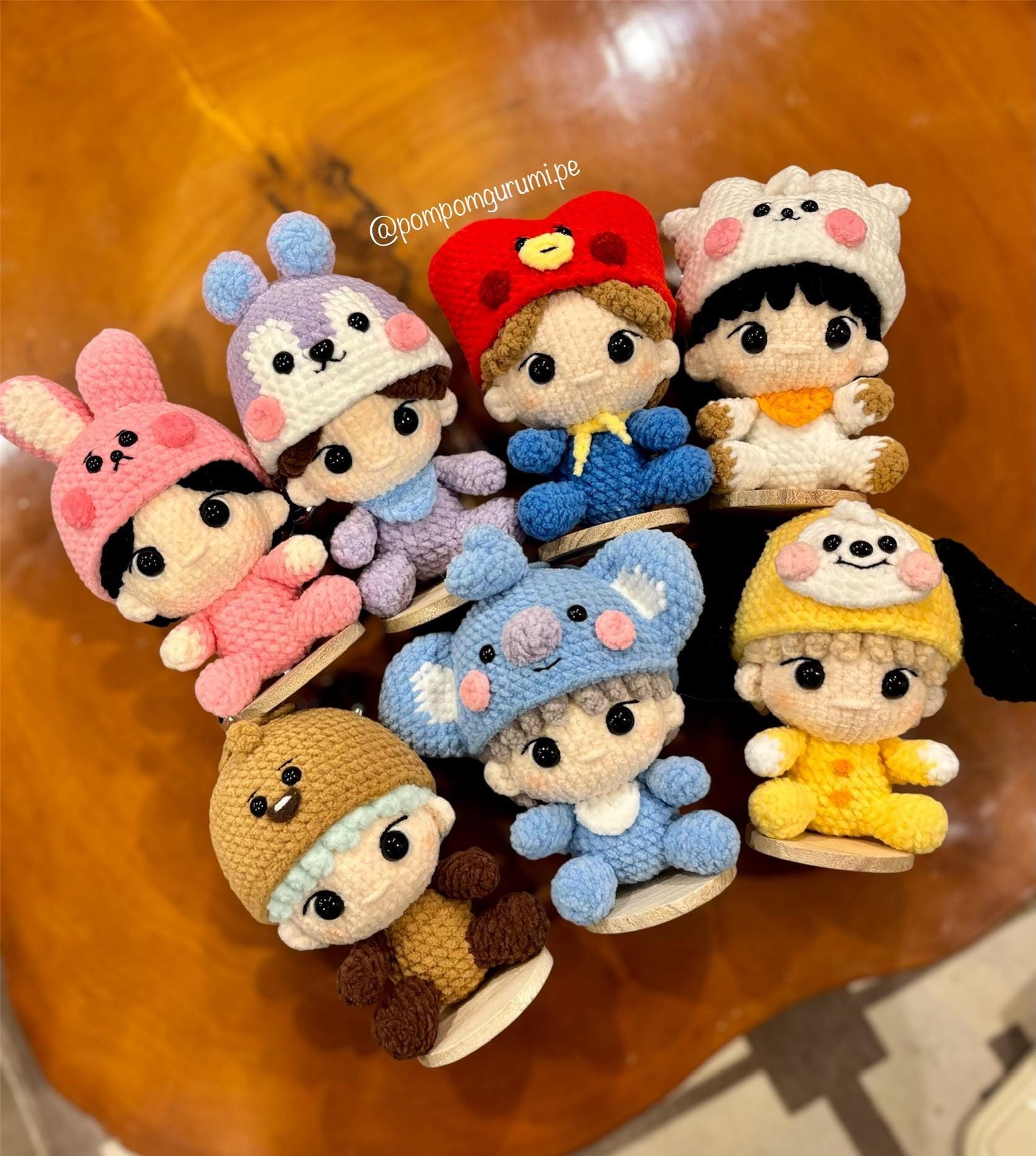 BTS Amigurumi Crochet Pattern | K-pop Inspired Doll Making (PDF