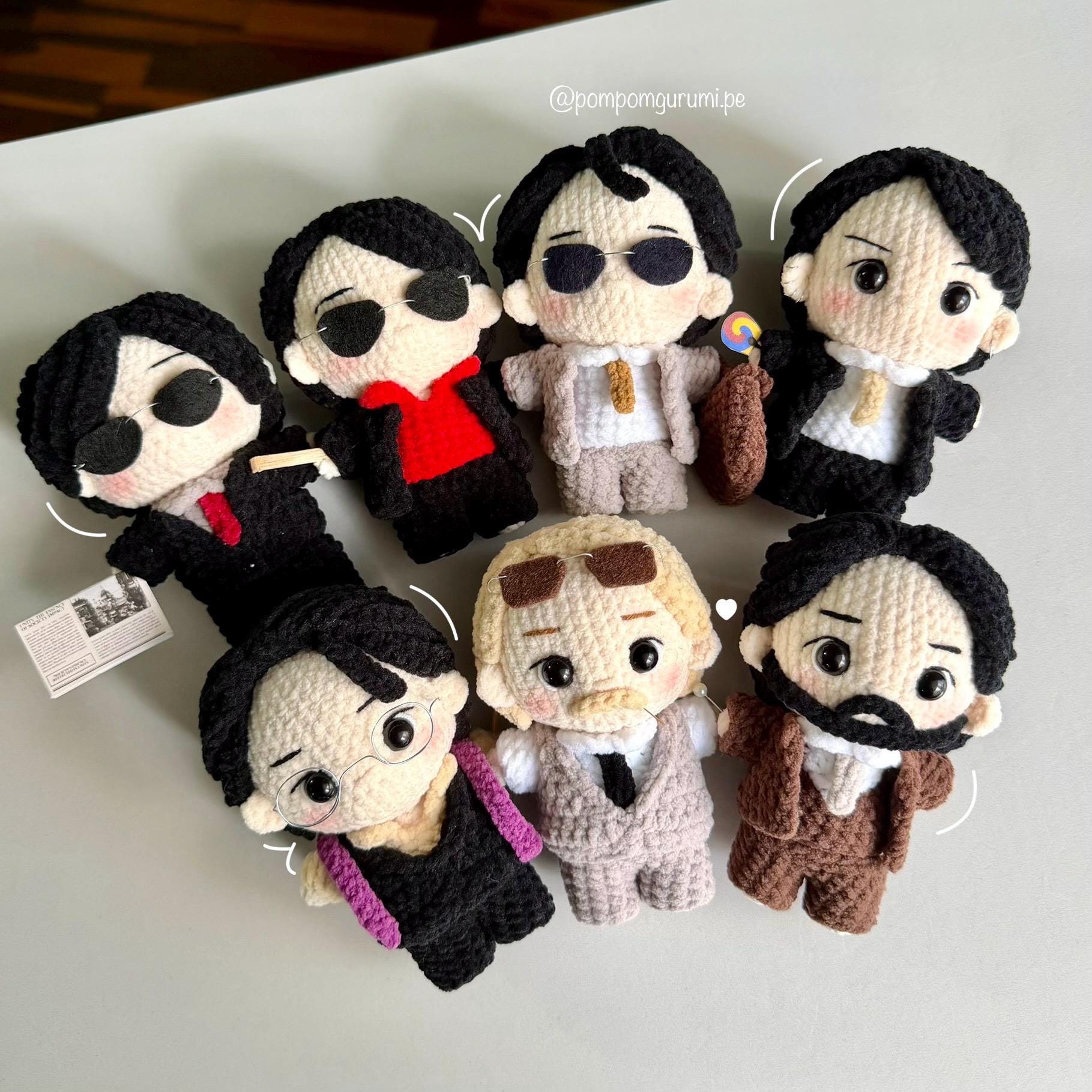 あみぐるみ人形セット BTS Amigurumi bts - Etsy 日本