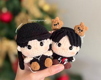 Crochet Pattern Stray Kids Felix Amigurumi | Kpop Amigurumi