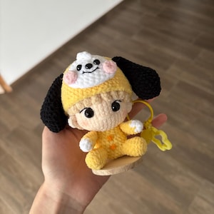 Chimmy 編みぐるみパターン：BTS Kpop アーミードール（PDF パターン