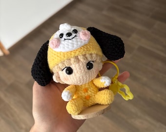 Chimmy 編みぐるみパターン：BTS Kpop アーミードール（PDF パターン