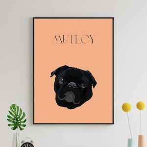 Personalized Pet Masterpiece: Hand-Drawn Digital Portrait for Animal Lovers, pet artwork, pet memorial for dog, cat, horse, rabbit, bird