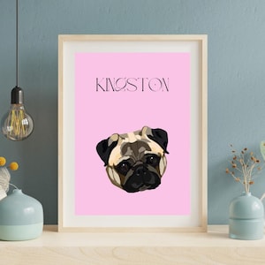 Celebrate Your Pet: Personalized Hand-Drawn Digital Portrait for Animal Enthusiasts, Pet Memorial Keepsake for dog, cat, bird, horse, rabbit