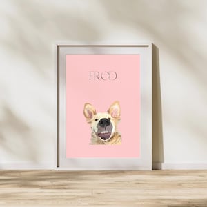 Unique Pet Portraits: Honour Your Pets with a Beautiful Hand-Drawn Artwork - Ideal for Animal Lovers! For dogs, cats, horses, rabbits, birds