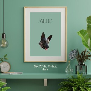 Celebrate Your Pet: Personalized Hand-Drawn Digital Portrait for Animal Enthusiasts, Pet Memorial Keepsake for dog, cat, bird, horse, rabbit