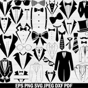 Tuxedo Svg Bundle, Tuxedo Png Bundle, Tuxedo Clipart, Suit clipart, Suit bundle Svg, Tuxedo cut file, Tuxedo SVG Cut Files for Cricut.
