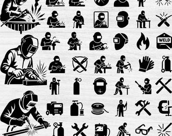 Schweißer-Svg-Bundle, Schweißer-Png-Bundle, Schweißer Clipart, Schweißer-Schnittdateien für Cricut, Schweißerwerkzeuge-Svg, Schweißbrenner-Svg. Schweißerhelm svg