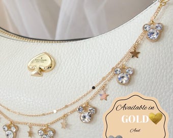 Ratón, colgante para bolso, accesorio para bolso, dije, accesorio para bolso, hecho a mano