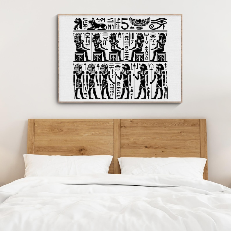 Egyptian Symbols Svg Bundle, Egyptian Icons, Hieroglyph, Egyptian ...