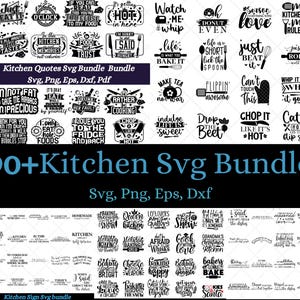 Kitchen Svg Bundle, Kitchen Cut File, Baking Svg, Cooking Svg, Potholder Svg, Kitchen Quotes Svg, Cutting Board Laser Png, Cut File Cricut