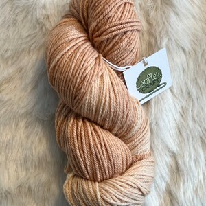 DK Weight - Hand Dyed - 100% Fine Superwash Merino Wool - 246yd - Mauve
