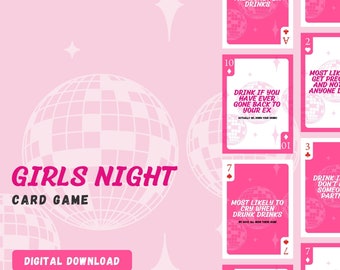 DIGITAL Galentine's Drinking Game | Girls Night | Adult Drinking Game | Card Game | Digital Adult Card Game | Bachelorette Hen Do |