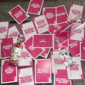 PHYSIKALISCHES Mädchen Nacht Trinkspiel | Mädelsabend | Erwachsenen Trinkspiel | Galentines Aktivität | Digitale Erwachsenen Karte | Galentines Trinkspiel