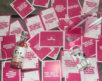 PHYSICAL Girls Night Drinking Game | Girls Night | Adult Drinking Game | Galentines Activity | Digital Adult Card | Galentines Drinking Game