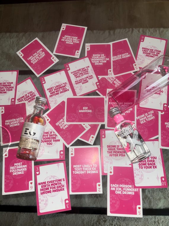 PHYSICAL Girls Night Drinking Game | Girls Night | Adult Drinking Game | Galentines Activity | Digital Adult Card | Galentines Drinking Game
