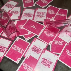 Juego de beber para la Noche de Chicas / Noche de Chicas / Juego de beber para adultos / Actividad de Galentines / Tarjeta digital para adultos / Juego de beber para Galentines imagen 2